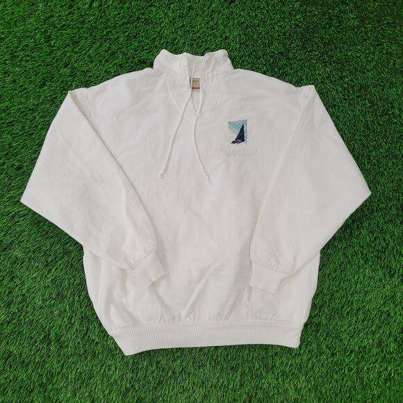 Vintage Niagara-Falls Collared Sweatshirt Medium 23x26 Baggy New-York - Picture 1 of 13